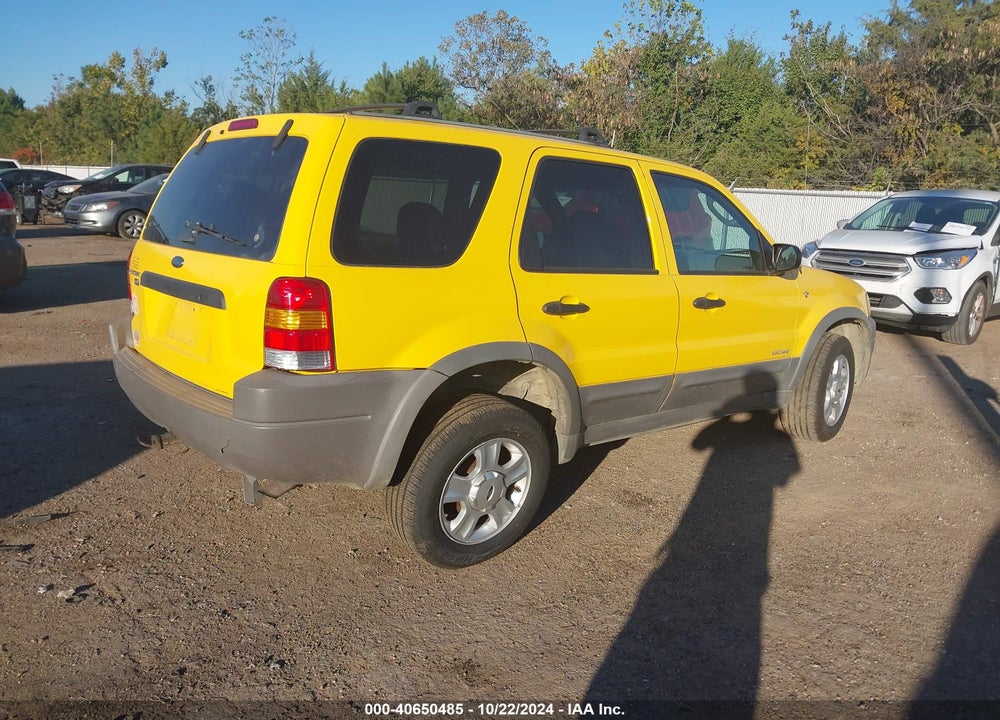 2001 FORD ESCAPE XLT VIN: 1FMYU04151KF10274