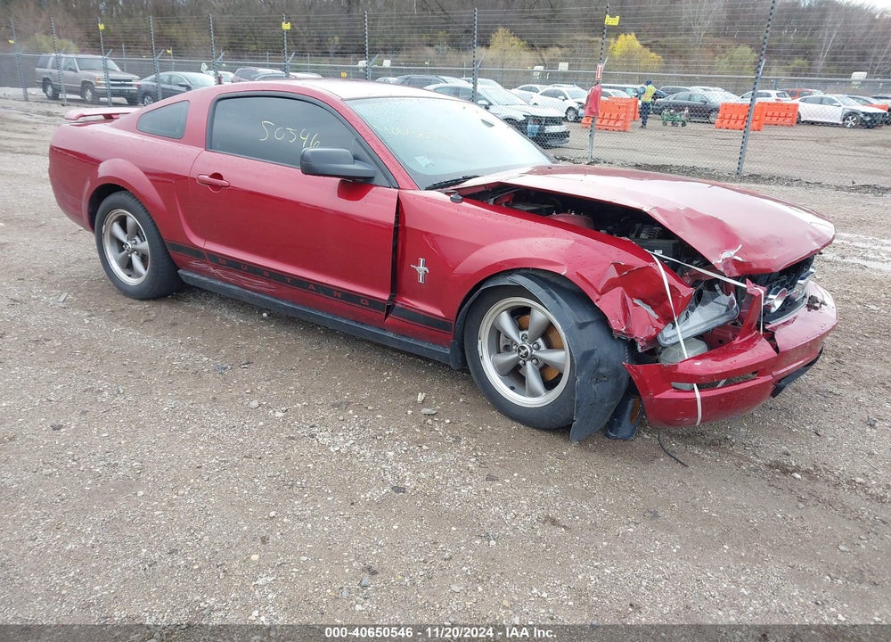 2006 FORD MUSTANG V6 VIN: 1ZVFT80N565145121