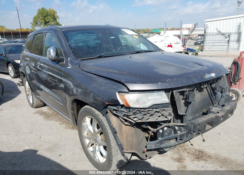 2014 JEEP GRAND CHEROKEE SUMMIT VIN: 1C4RJEJT7EC136674