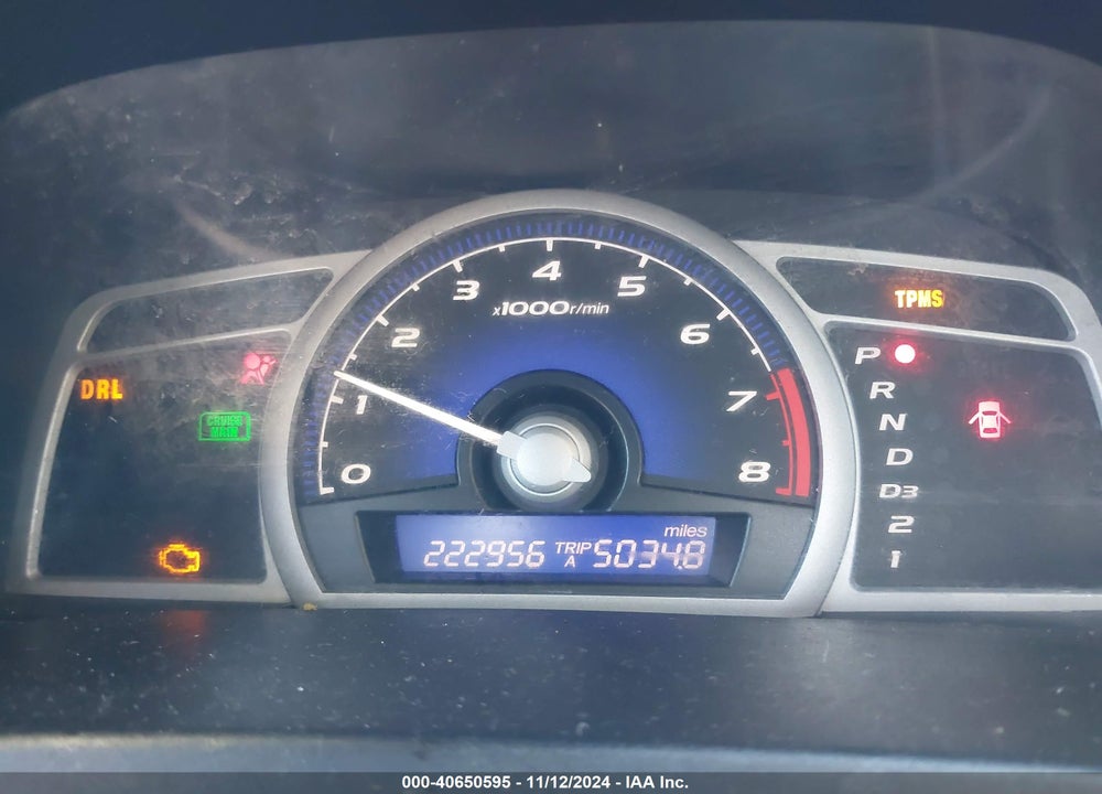 2009 HONDA CIVIC LX VIN: 2HGFG12689H509292