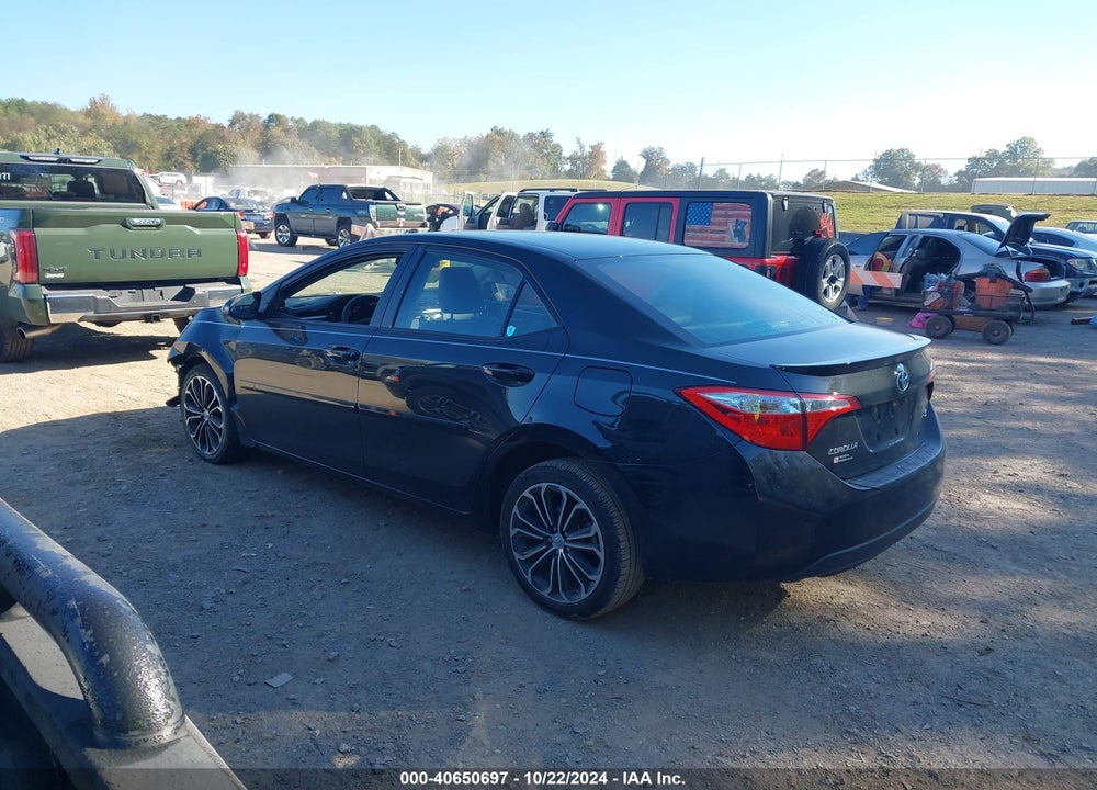 2015 TOYOTA COROLLA S PLUS VIN: 2T1BURHEXFC258722