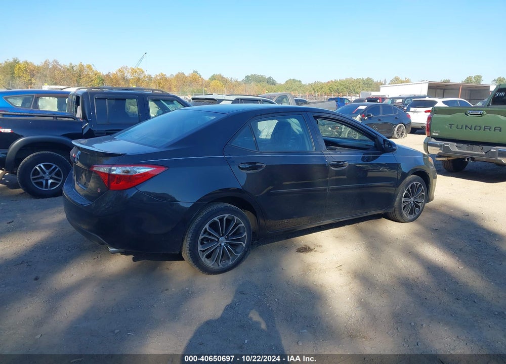 2015 TOYOTA COROLLA S PLUS VIN: 2T1BURHEXFC258722