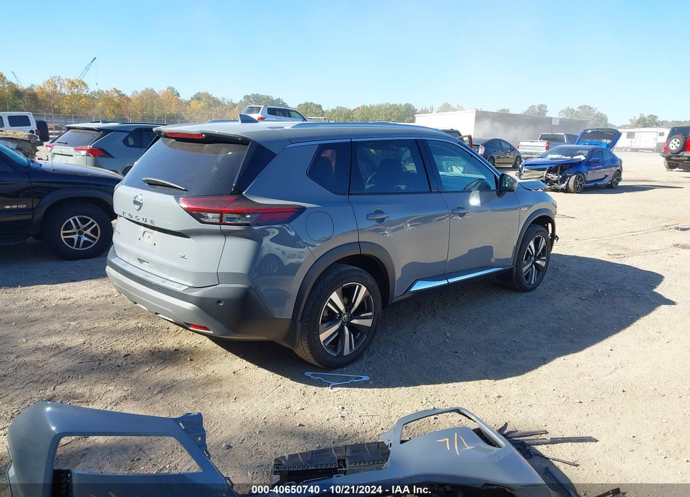 2021 NISSAN ROGUE SL FWD VIN: 5N1AT3CA2MC674166