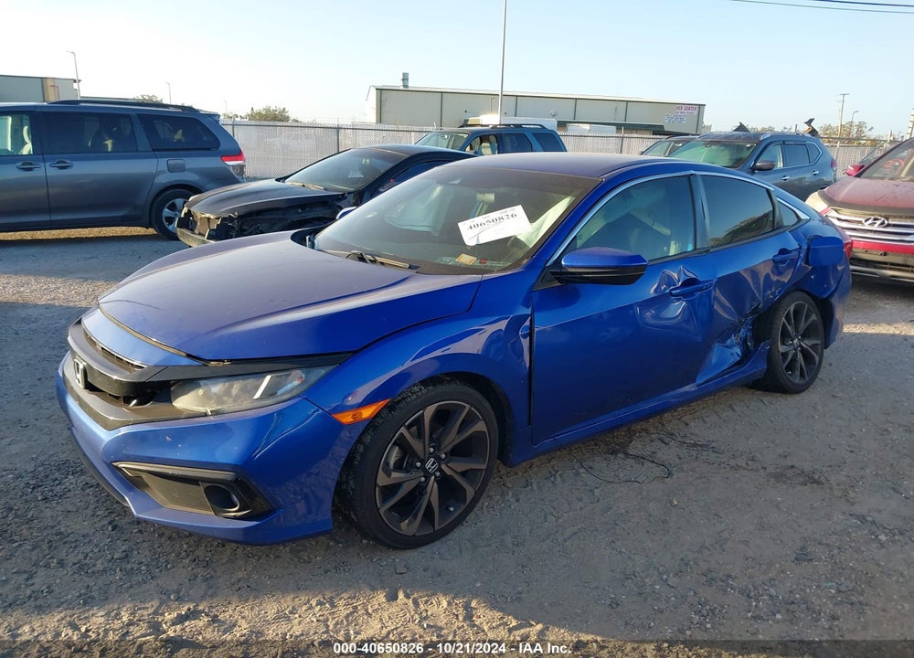 2020 HONDA CIVIC SPORT VIN: 2HGFC2F83LH581957