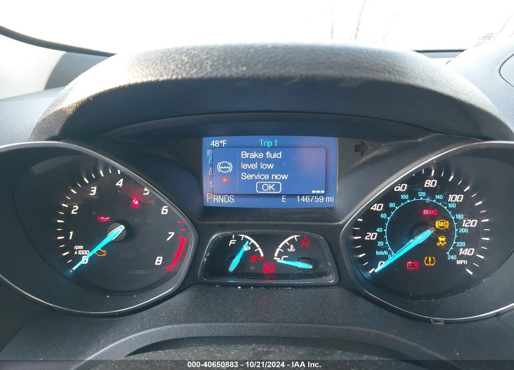 2013 FORD ESCAPE S VIN: 1FMCU0F70DUC77408