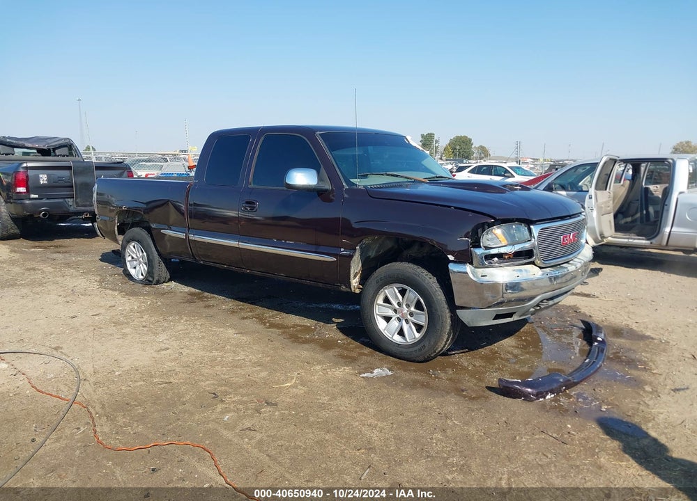 1999 GMC SIERRA 1500 SLE VIN: 2GTEK19T3X1530206
