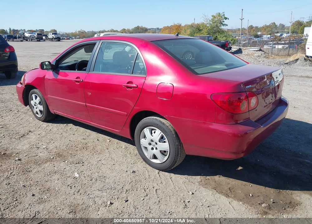 2007 TOYOTA COROLLA LE VIN: JTDBR32EX70122299