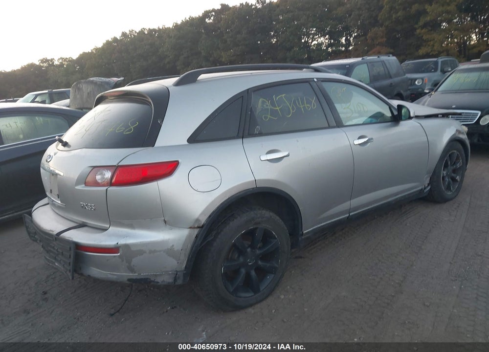 2004 INFINITI FX35 VIN: JNRAS08WX4X200856