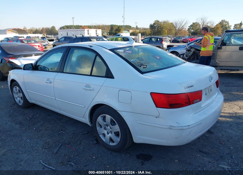 2009 HYUNDAI SONATA GLS VIN: 5NPET46C59H516666