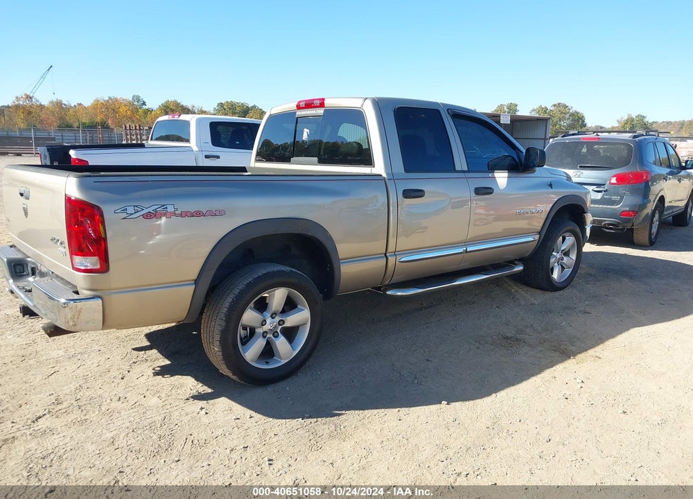 2005 DODGE RAM 1500 SLT/LARAMIE VIN: 1D7HU18D45S240626