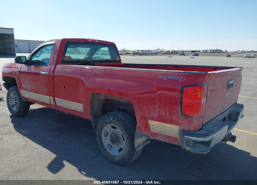 2015 CHEVROLET SILVERADO 2500HD WT VIN: 1GC0KUE84FZ137947