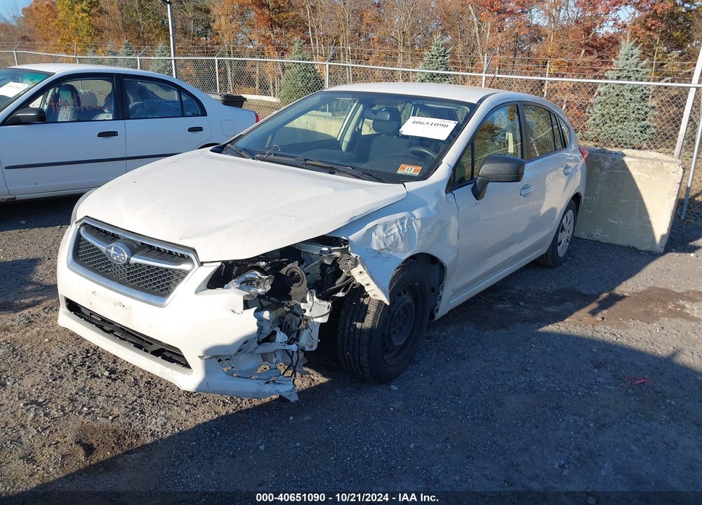 2016 SUBARU IMPREZA 2.0I VIN: JF1GPAA62G8201578