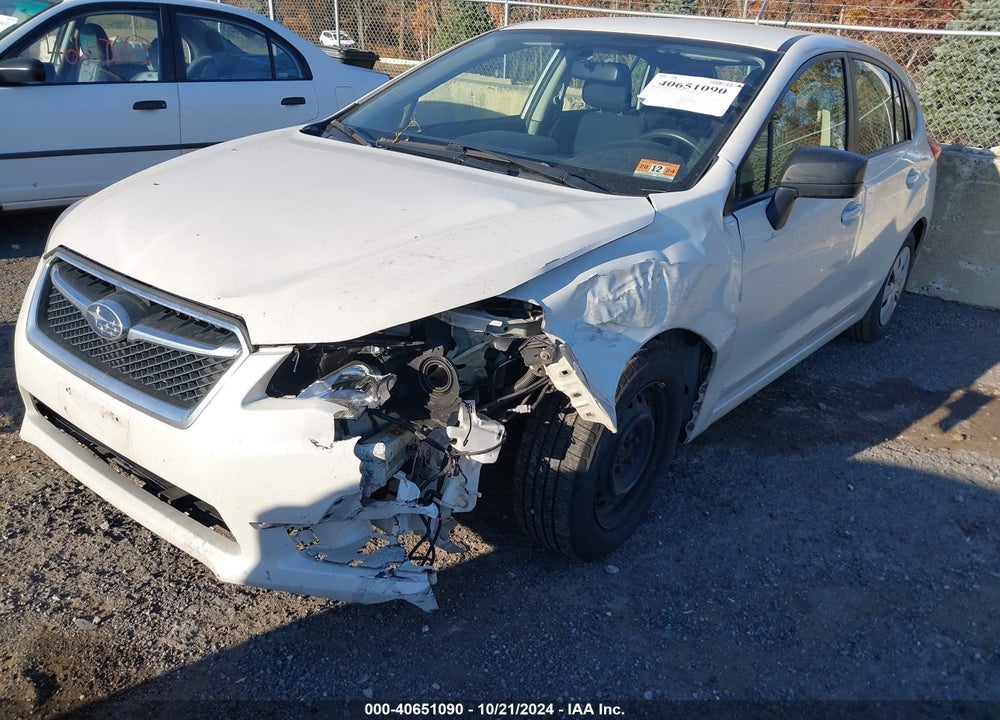 2016 SUBARU IMPREZA 2.0I VIN: JF1GPAA62G8201578