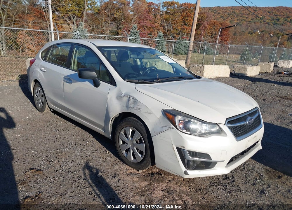 2016 SUBARU IMPREZA 2.0I VIN: JF1GPAA62G8201578