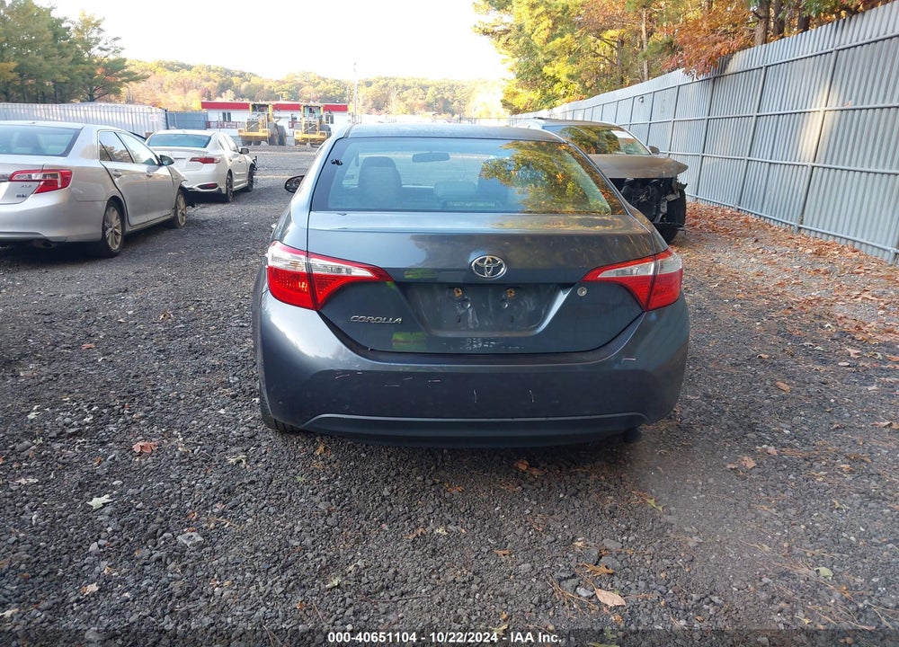 2016 TOYOTA COROLLA L VIN: 2T1BURHE2GC511131
