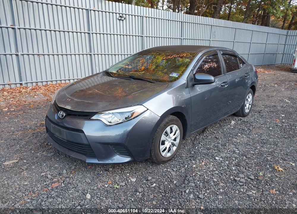 2016 TOYOTA COROLLA L VIN: 2T1BURHE2GC511131