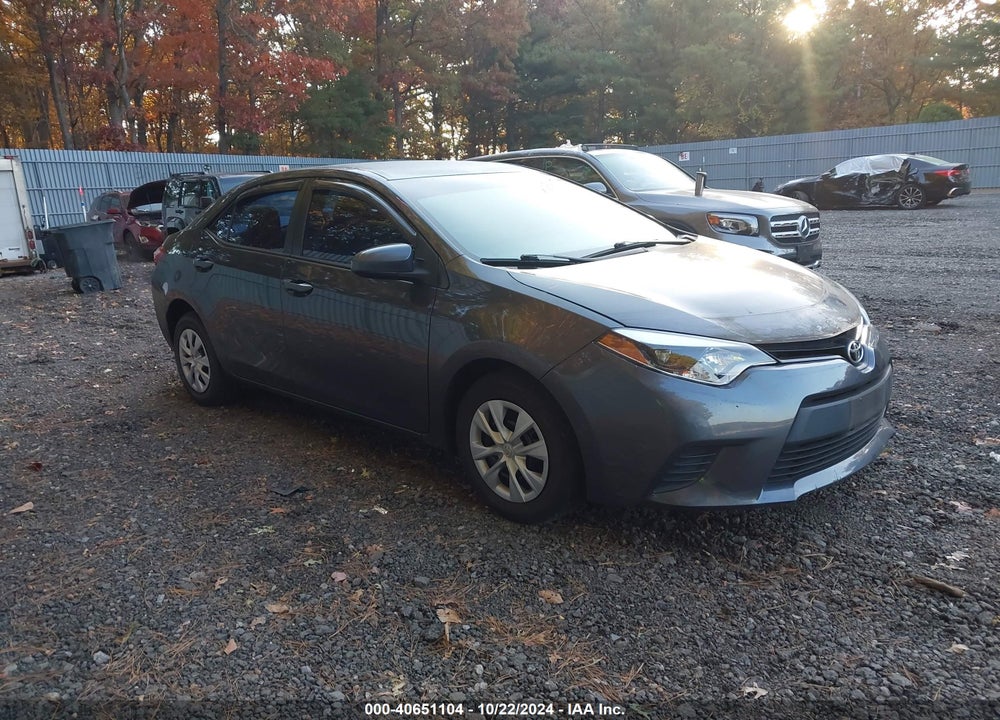 2016 TOYOTA COROLLA L VIN: 2T1BURHE2GC511131