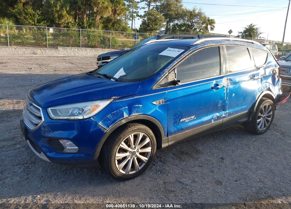 2017 FORD ESCAPE TITANIUM VIN: 1FMCU0J90HUC43760