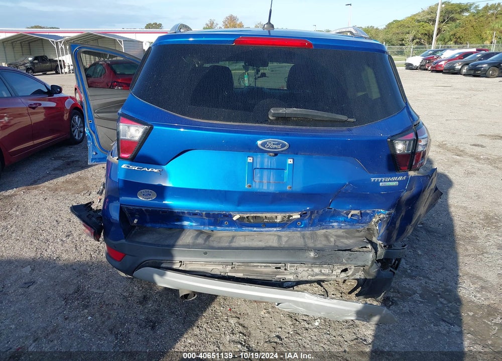 2017 FORD ESCAPE TITANIUM VIN: 1FMCU0J90HUC43760