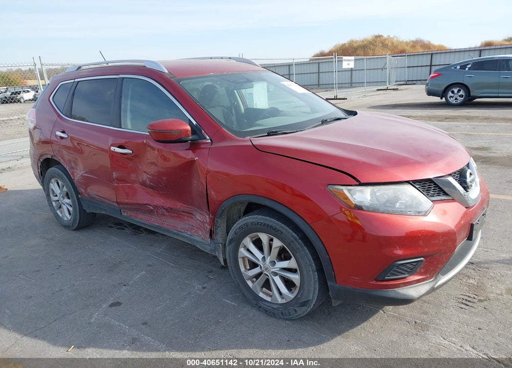 2016 NISSAN ROGUE SV VIN: KNMAT2MVXGP593025