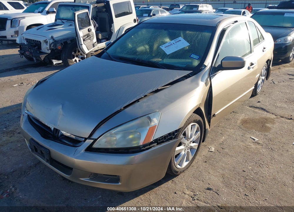 2007 HONDA ACCORD 3.0 EX VIN: 1HGCM66517A013742
