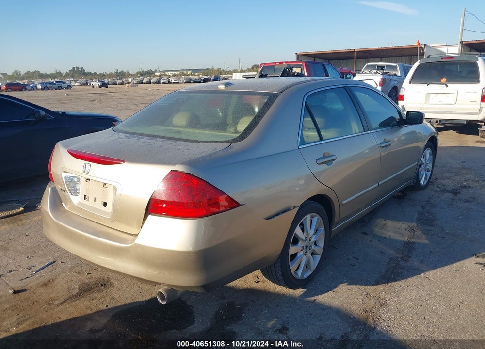 2007 HONDA ACCORD 3.0 EX VIN: 1HGCM66517A013742