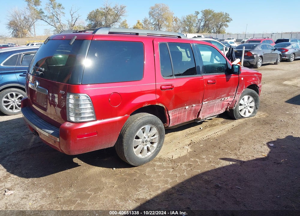 2008 MERCURY MOUNTAINEER VIN: 4M2EU47E28UJ04166