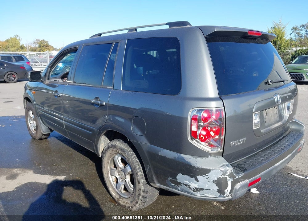 2007 HONDA PILOT EX VIN: 5FNYF18497B006163