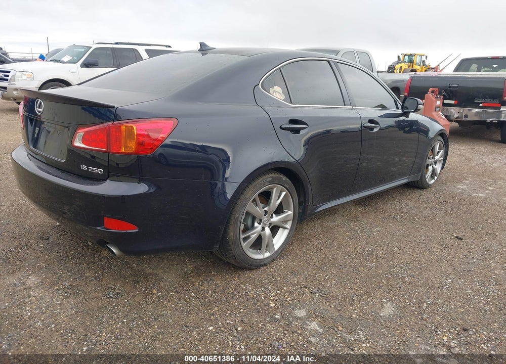 2009 LEXUS IS 250 VIN: JTHBK262395097104