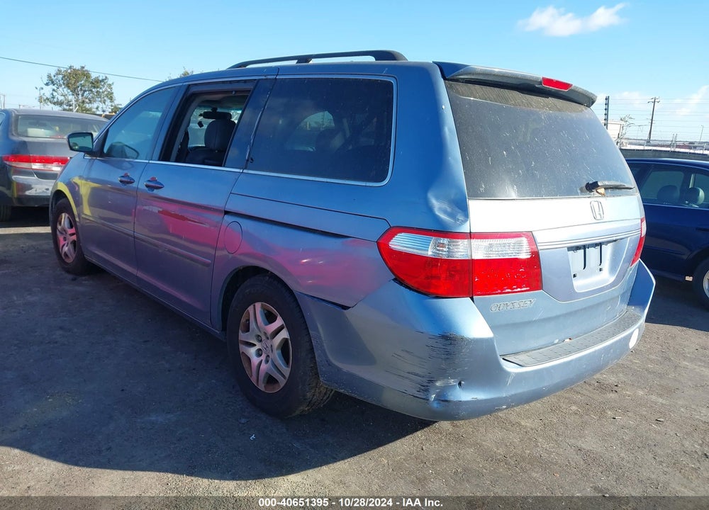 2007 HONDA ODYSSEY EX-L VIN: 5FNRL38777B087182