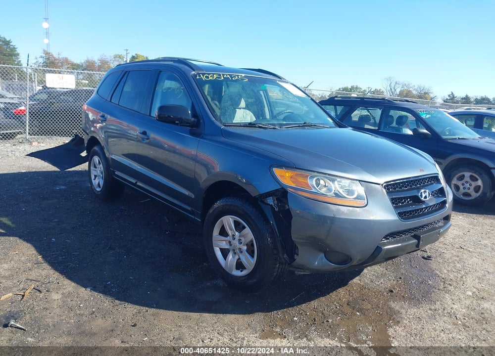 2009 HYUNDAI SANTA FE GLS VIN: 5NMSG73D39H255363
