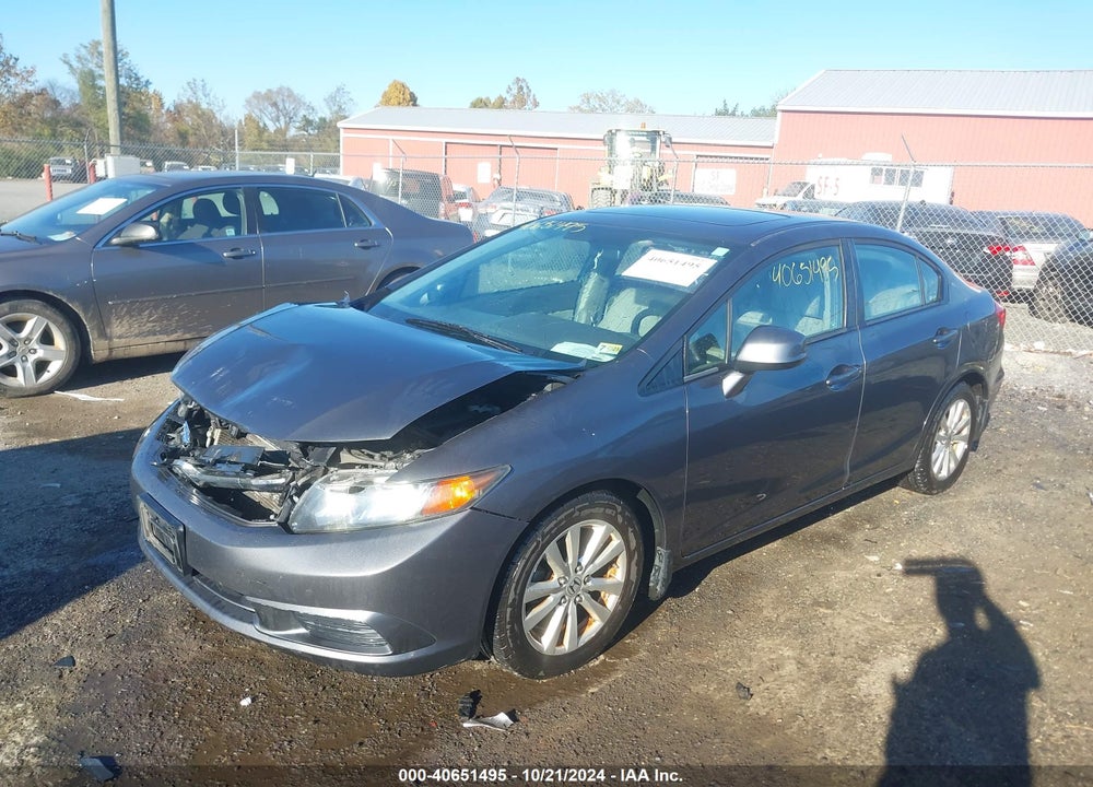 2012 HONDA CIVIC EX VIN: 19XFB2F89CE312505