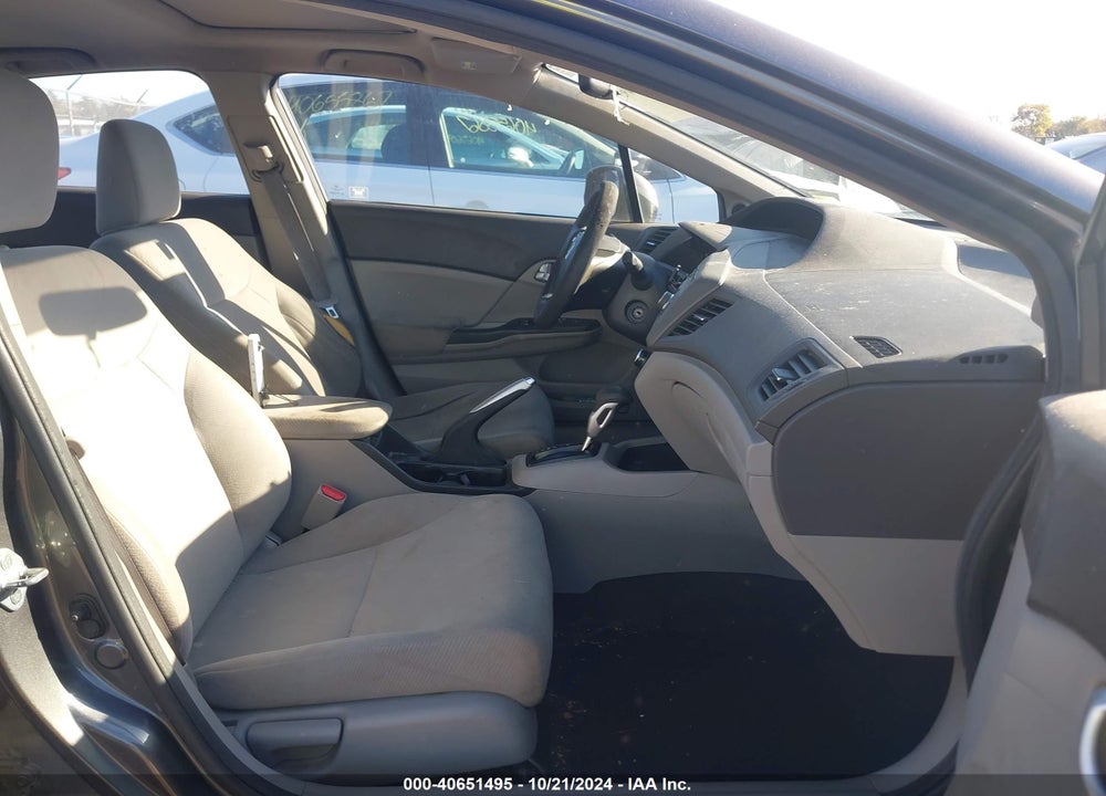 2012 HONDA CIVIC EX VIN: 19XFB2F89CE312505