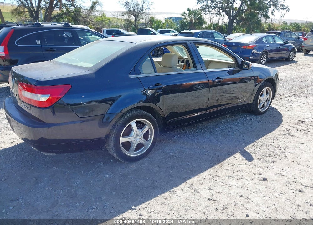 2006 LINCOLN ZEPHYR VIN: 3LNHM26186R661671