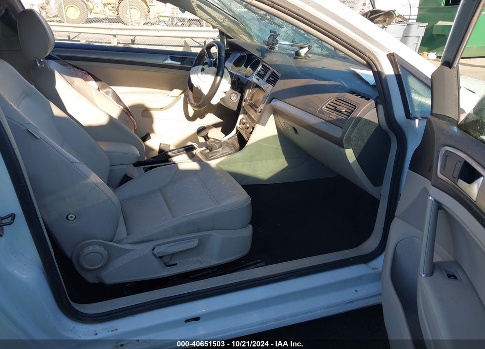 2015 VOLKSWAGEN GOLF TSI S 2-DOOR VIN: 3VW817AU7FM022820