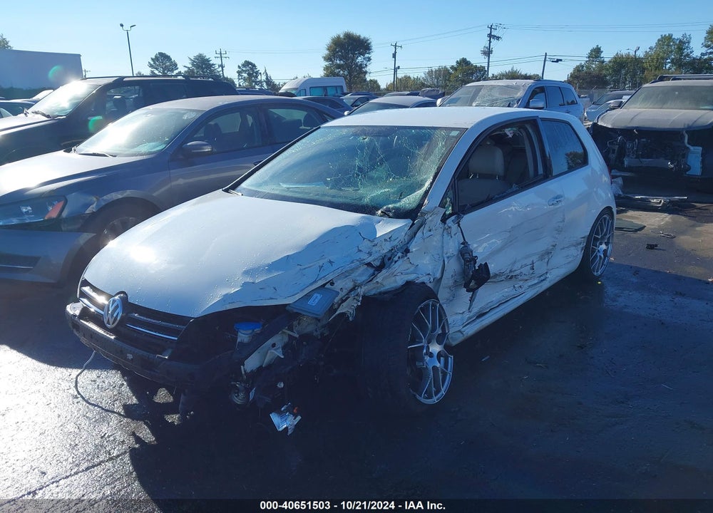 2015 VOLKSWAGEN GOLF TSI S 2-DOOR VIN: 3VW817AU7FM022820