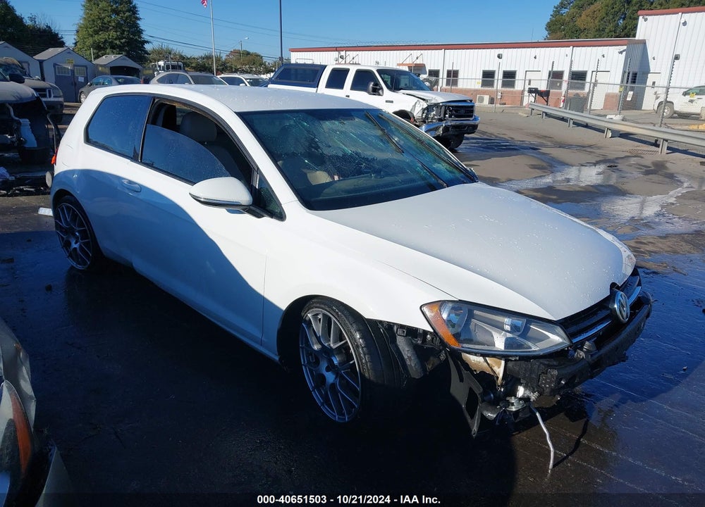 2015 VOLKSWAGEN GOLF TSI S 2-DOOR VIN: 3VW817AU7FM022820