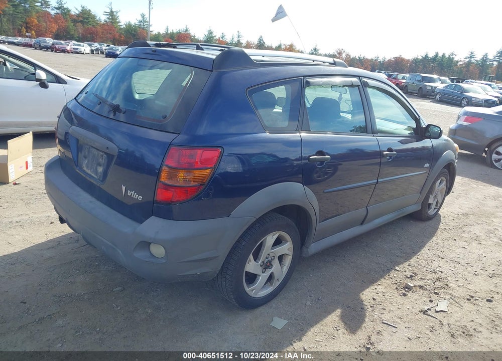 2004 PONTIAC VIBE VIN: 5Y2SM62854Z405906