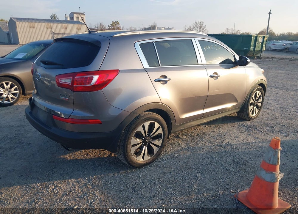 2011 KIA SPORTAGE SX VIN: KNDPC3A6XB7144174