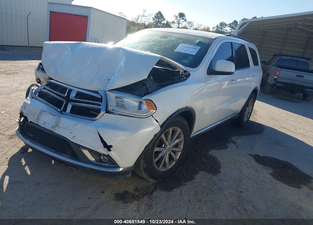 2017 DODGE DURANGO SXT RWD VIN: 1C4RDHAG0HC805769