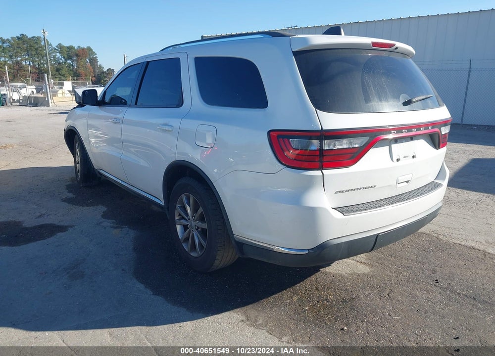 2017 DODGE DURANGO SXT RWD VIN: 1C4RDHAG0HC805769