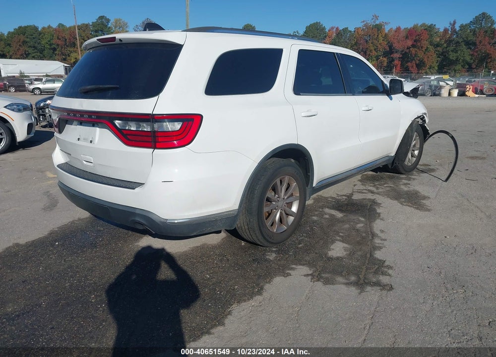 2017 DODGE DURANGO SXT RWD VIN: 1C4RDHAG0HC805769