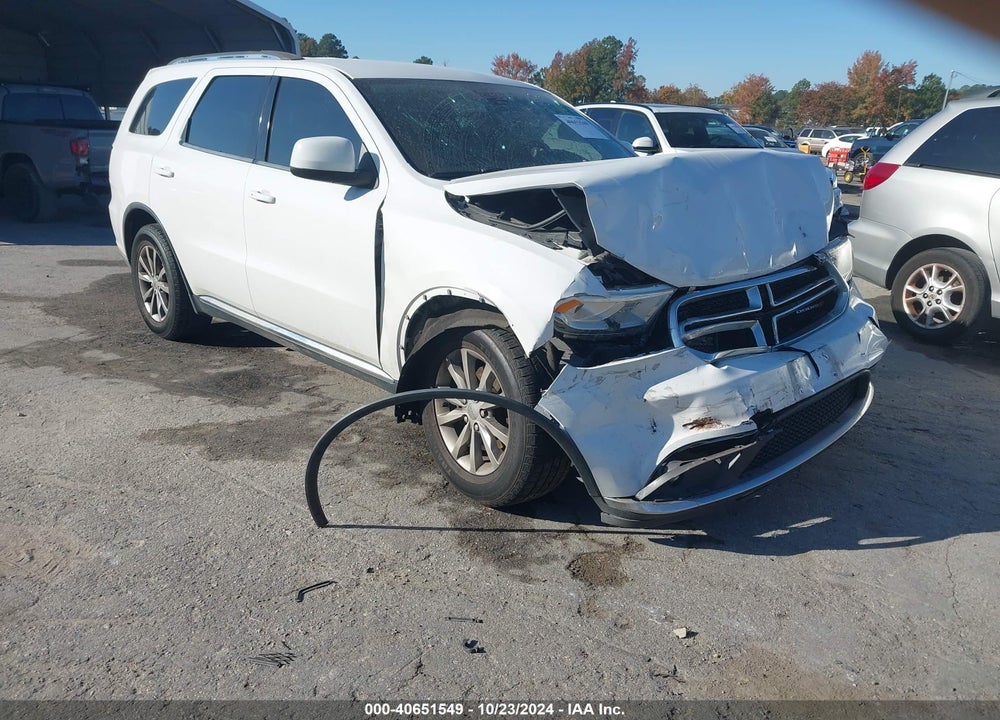 2017 DODGE DURANGO SXT RWD VIN: 1C4RDHAG0HC805769