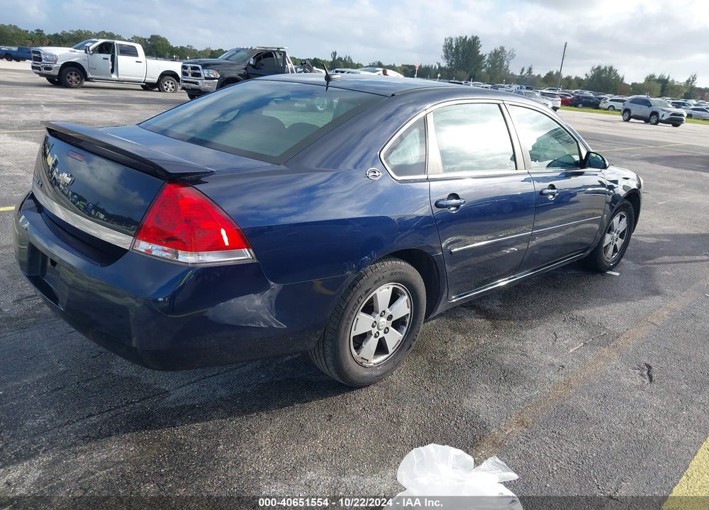 2008 CHEVROLET IMPALA LT VIN: 2G1WT58N281360037