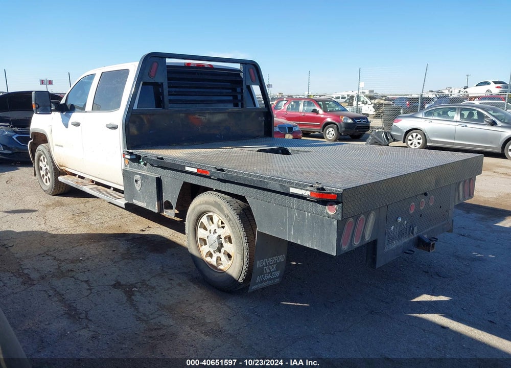 2016 GMC SIERRA 2500HD VIN: 1GT12RE8XGF140551