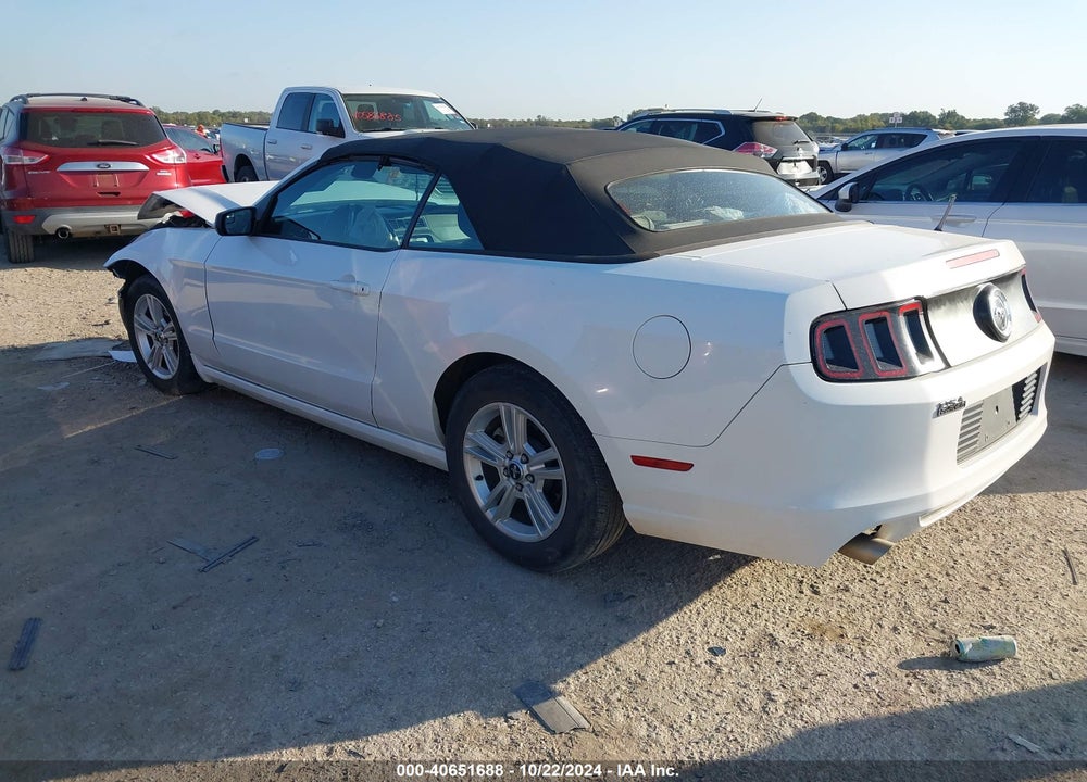 2013 FORD MUSTANG V6 VIN: 1ZVBP8EM8D5237095