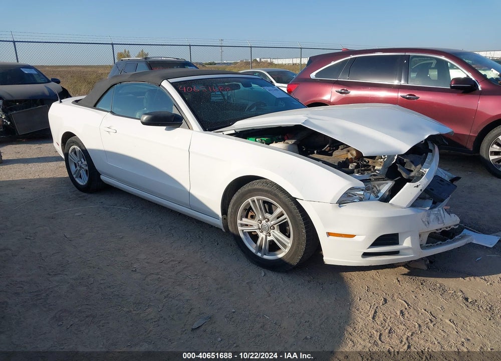 2013 FORD MUSTANG V6 VIN: 1ZVBP8EM8D5237095