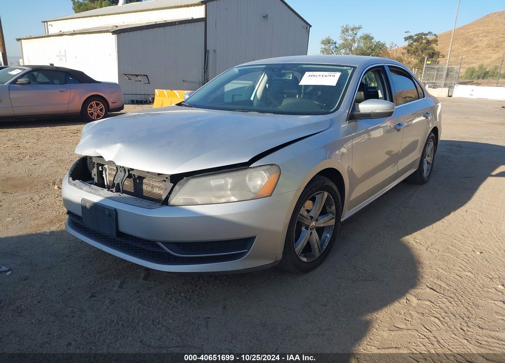 2014 VOLKSWAGEN PASSAT 2.5L SE VIN: 1VWBP7A36EC002845