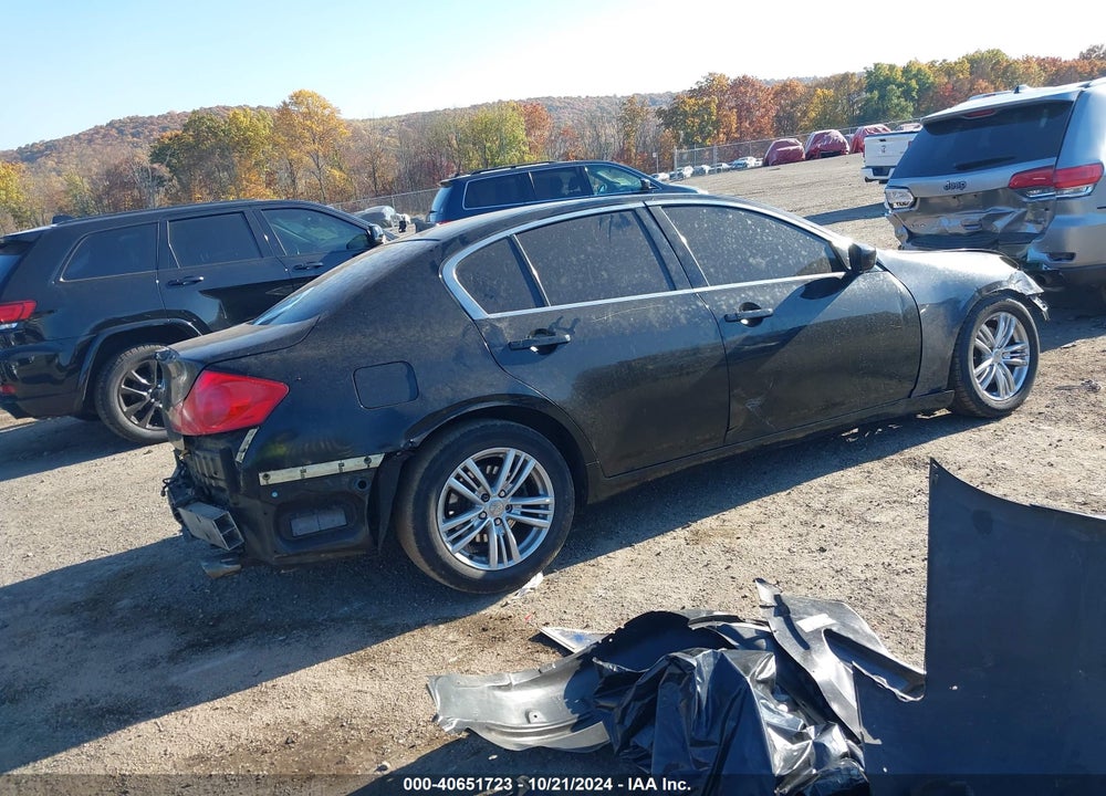 2010 INFINITI G37X VIN: JN1CV6AR0AM452560