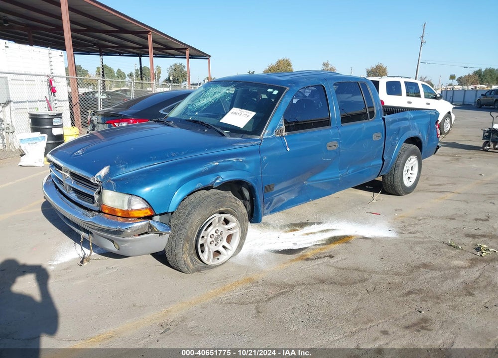 2002 DODGE DAKOTA SLT VIN: 1B7HL48N22S632104